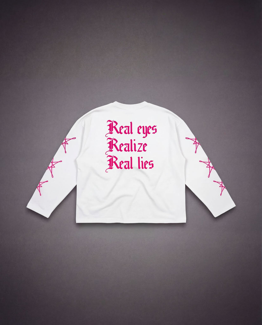 "REAL LIARS" L/S PINK