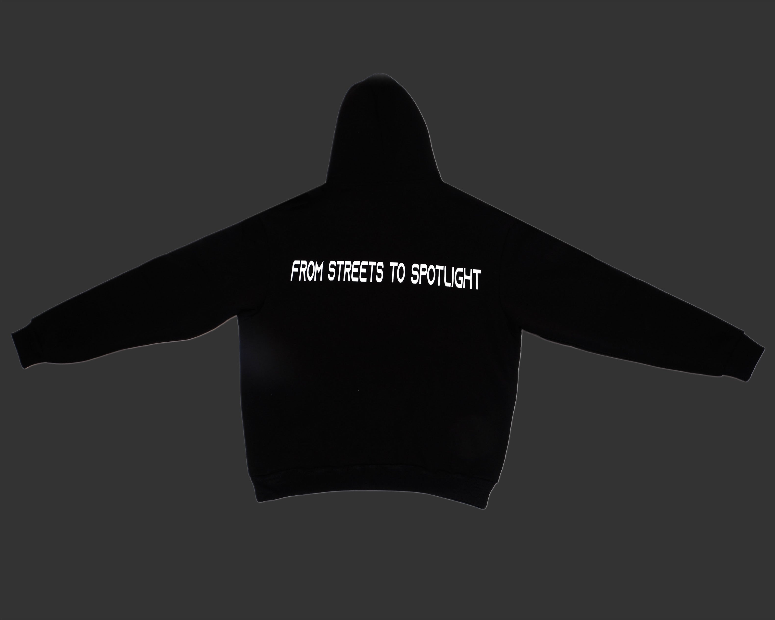 "DOG" HOODIE BLACK