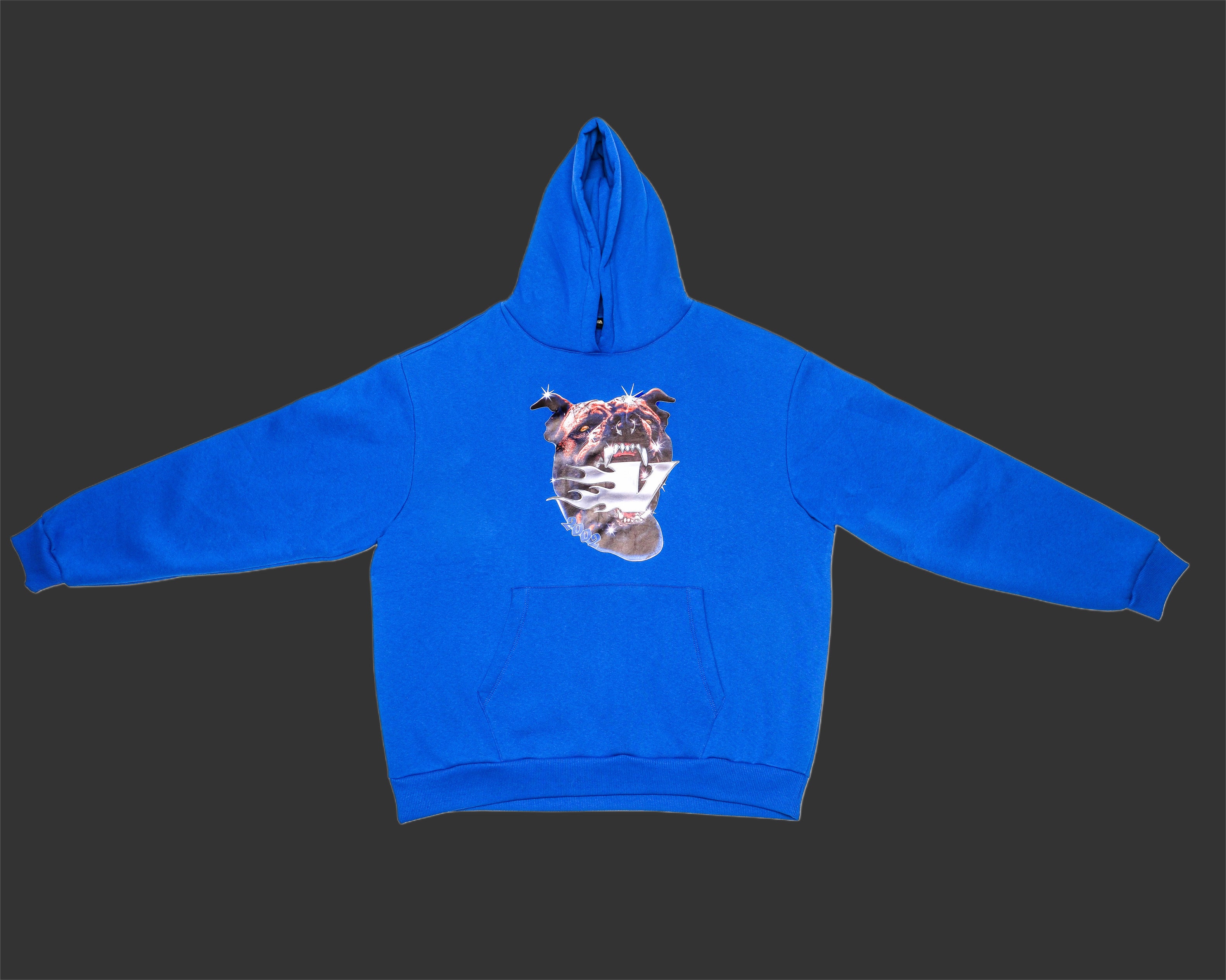 "DOG" HOODIE ROYAL