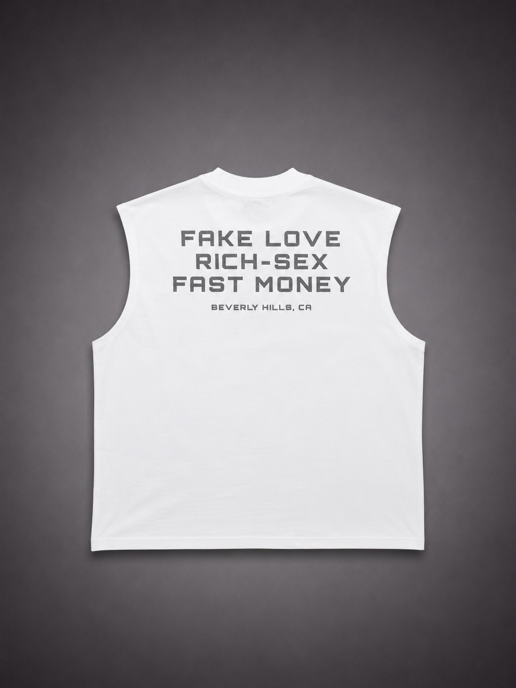 "Beverly Hills" Sleeve White