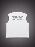 "Beverly Hills" Sleeve White