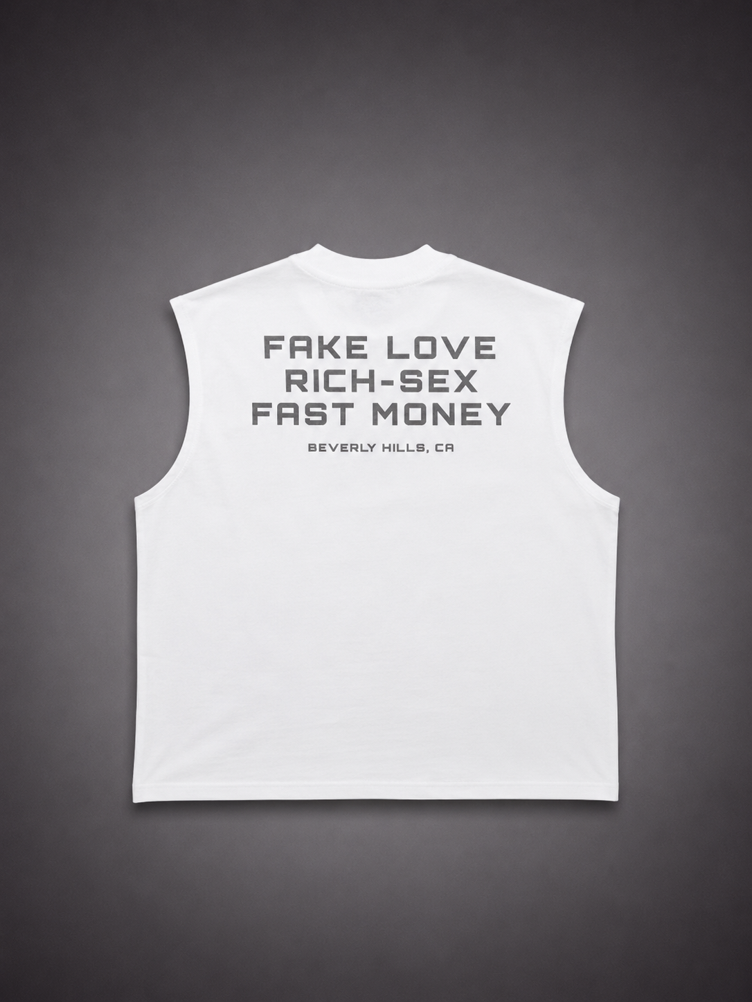 "Beverly Hills" Sleeve White