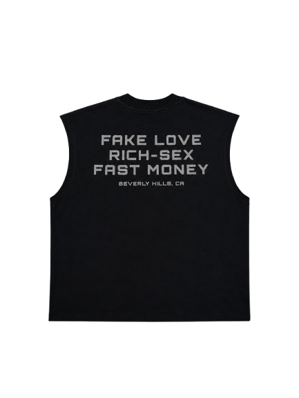 "Beverly Hills" Sleeve Black