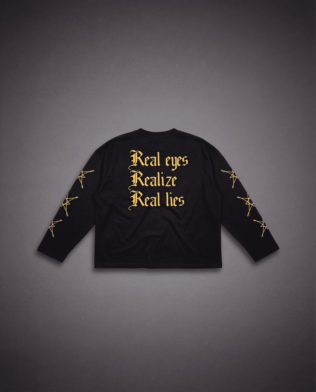 "REAL LIARS" L/S BLACK