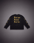 "REAL LIARS" L/S BLACK